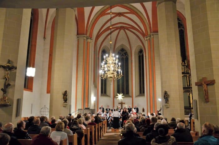 Das Collegium vocale in der Braunschweiger St. Petri-Kirche. Foto: Collegium vocale